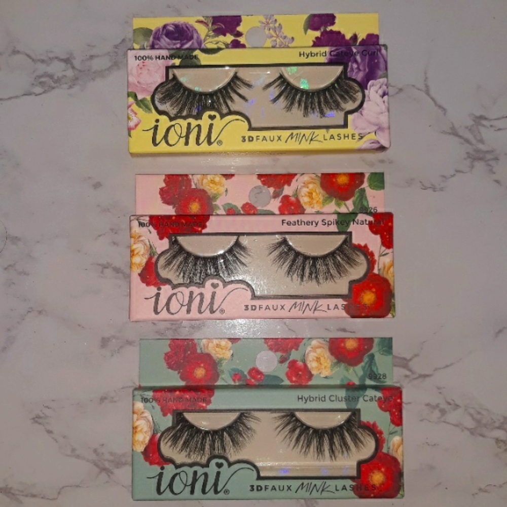 IONI 3D FAUX LASHES BUNDLE